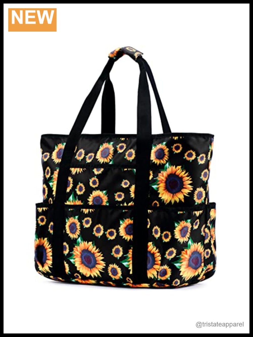 Waterproof Large Beach Tote Bag with Zipper Pockets, Travel Nurse Bag